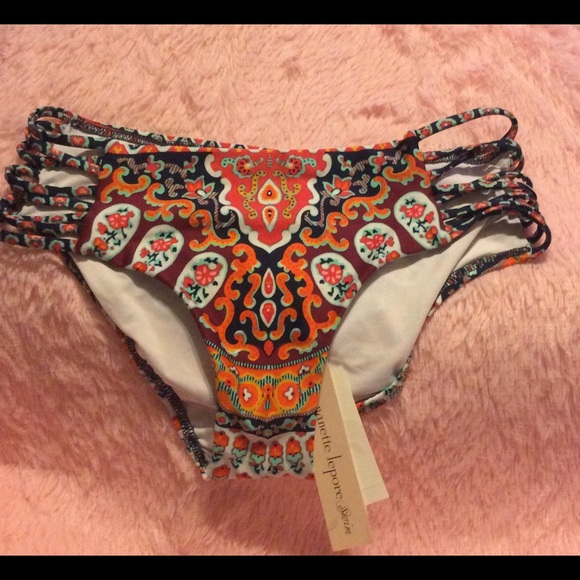 Nanette Lepore strappy bikini bottom NWT sz xsmall - Picture 5 of 8